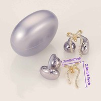 Bijoux de mode Écouteurs Bluetooth sans fil avec boucles d'oreilles rotatives en forme de fleur pour femmes et filles