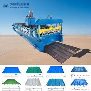 Wadley Corrugated Former Building Materials Machinery Ibr Wall <b>Tile</b> Making Machine Pbr R Panel Wall Roofing <b>Sheet</b> Making Machine - Product Image 1