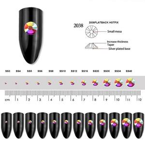 Perceuse à moka à fond plat en verre <span class=keywords><strong>Flash</strong></span> 1440 transfrontalière pour bricolage Nail Art coque de téléphone portable Thermos tasse bâton strass - Product Image 1