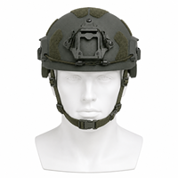 Casco Táctico AT-FG — Construcción en UHMWPE/Aramida/Kevlar, Equipo Funcional para Exteriores, para Simulación de Entrenamiento y Protección