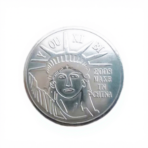 Monedas de Metal de 25 mm * 1.8 mm con Estampado de la Estatua de la Libertad, Grabadas para Máquinas de Juegos de Garra, Máquinas Expendedoras, Lavado de Autos, Venta de Fábrica - Product Image 1