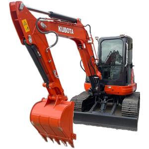 รถขุดขนาดเล็ก Kubota U55-4 มือสอง 5.5 ตัน ของแท้จากญี่ปุ่น แบบสวิงท้ายแคบ เครื่องจักรก่อสร้าง ลดราคาพิเศษ - Product Image 1
