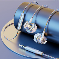 Headphone Berkualitas Baik dengan Kabel, Mic Terintegrasi, Digital 24 Bit, MFi untuk Ponsel, Peredam Kebisingan