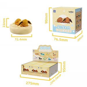 GL Authentique Pokémon Eevee en posture endormie, figurine de collection Eeveelution mignonne, boîte mystère, ornement de bureau, cadeau - Product Image 2