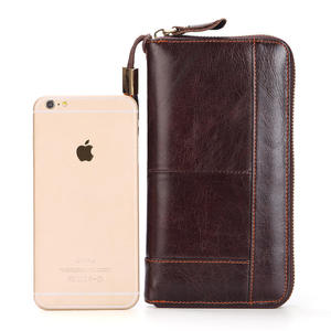 Portefeuille long AndoBag pour homme en cuir de vache véritable, sac à main élégant, sac à main pour affaires - Product Image 6