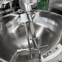 Marmite industrielle chauffante électrique basculante à fond grattoir pour poudre d'oignon, amidon de maïs, farine et noix