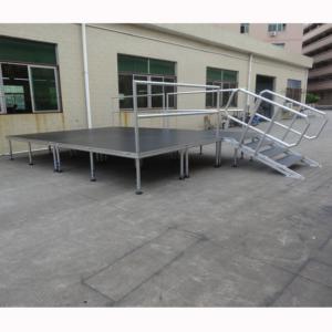 Escenario Portátil de Aluminio para Exteriores de Fácil Instalación con Superficie Antideslizante, Diseño Ligero para Festivales y Eventos, Certificado - Product Image 3