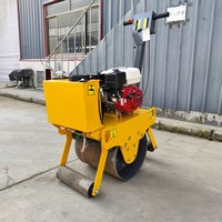 Petit compacteur d'asphalte hydraulique à double tambour pour parking