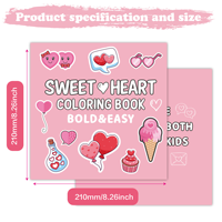 Personnalisé audacieux facile nourriture fruits mignon Doodles animaux personnages livre de coloriage pour enfants adultes adolescents éducatifs dessin peinture livres