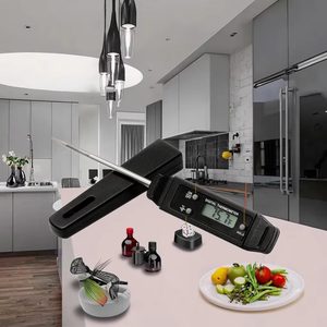 Nhiệt kế kỹ thuật số đo nhiệt độ tức thì kiểu mới nhất <span class=keywords><strong>2025</strong></span>, dùng cho nhà bếp, nấu ăn, nướng BBQ, thịt, chất liệu nhựa - Product Image 1