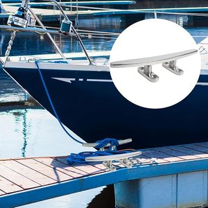 YUMETAL Bittele per Ormeggio Barca in Acciaio Inossidabile 316 da 5/6/8 Pollici, Design a Base Aperta e Parte Superiore Piatta per Ponte e <span class=keywords><strong>Accessori</strong></span> Nautici Marini - Product Image 5
