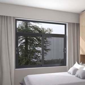 Ventana Corredera de Doble Vidrio Personalizada, Ventana Corredera de Cocina, Ventanas de Aluminio con Mosquitera para Baño y Cocina - Product Image 5