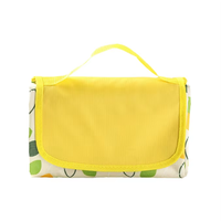 Tapis de pique-nique pliable en tissu Oxford imperméable et durable avec logo personnalisé pour l'été, idéal pour la plage, les voyages, le camping, le parc et la randonnée