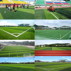 Césped Artificial Sintético de PE de 40 mm, Resistente al Desgaste, <span class=keywords><strong>para</strong></span> Campos de Fútbol Profesionales y Canchas Deportivas Escolares - Product Image 6