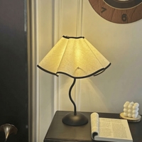 Lampe de table sans fil de luxe pour hôtel, abat-jour en tissu, lumière LED, idéale pour la restauration fine, les mariages et la décoration d'hôtel, directement de l'usine