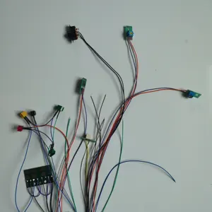 Conectores de fio elétrico personalizados 4 5 6 Pinos 1.0MM 1.25MM 1.5MM passo cablagens de cablagem conjunto de cabos