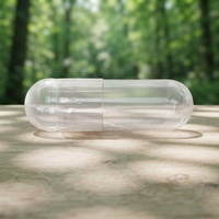 Capsules végétales vides transparentes HPMC 00, 0, 1, 2, capsules végétales dures