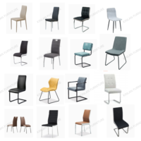 Fauteuil de bureau moderne en cuir noir avec accoudoirs, pieds en métal inoxydable, chaise pliable pour visiteurs et conférences