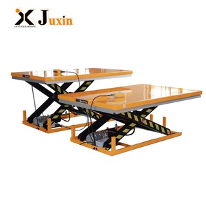 Plateforme élévatrice à ciseaux hydraulique fixe, table élévatrice industrielle pour le déplacement et le levage de marchandises en entrepôt intérieur - Product Image 3
