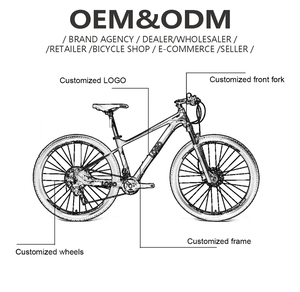 Bicicletta MTB in Acciaio al Carbonio, Sospensione Completa, Economica, Regolabile, 21 Velocità, 24/26/27.5/29 Pollici, Mountain Bike da Discesa - Product Image 5