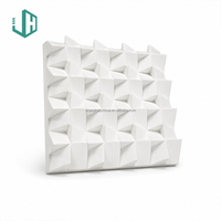 Mousse acoustique en mélamine en forme de pyramide irrégulière pour bureaux, salles de conférence, studios d'enregistrement, gymnases