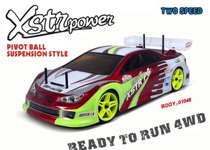 Lehoo Đồ Chơi Hsp 94122 2.4G 1/10 Quy Mô 4WD Sở Thích Nitro Powered Trên Đường Xe Với 18cxp Động Cơ - Product Image 2