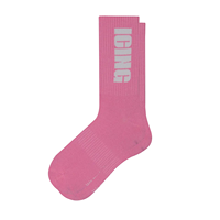 Chaussettes Crew à logo brodé de créateur Chaussettes de sport 100% coton personnalisées pour hommes Mode OEM Service