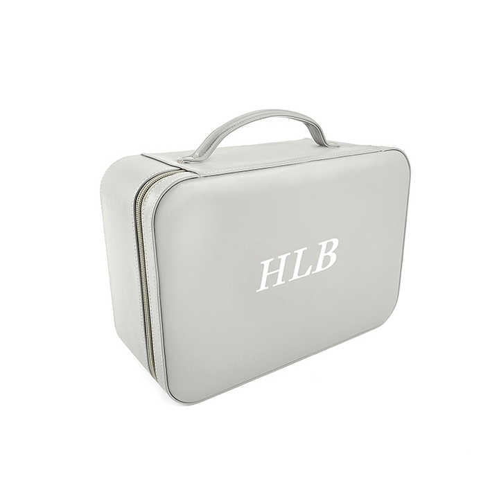 New Factory Puレザートラベルジュエリーケーススーツケースジュエリーボックスジュエリートラベルケース