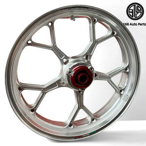 168 Kundenspezifische geschmiedete Aluminium-Motorradreifen Marchesini 17 * 3,5 17 * 5,50 / 6 für Ducati Aprilia Kawasaki ZX-6R / ZX-636 - Product Image 6