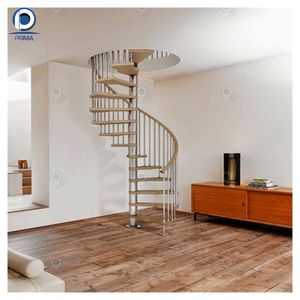 Escalera <span class=keywords><strong>de</strong></span> Caracol Metálica <span class=keywords><strong>de</strong></span> Pared Prima, Escalera Interior Personalizada con Barandilla <span class=keywords><strong>de</strong></span> Acero, Balaustres <span class=keywords><strong>para</strong></span> <span class=keywords><strong>Escaleras</strong></span> - Product Image 6