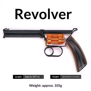 JiangSu Revolver, Juguetes <span class=keywords><strong>de</strong></span> Alambre <span class=keywords><strong>de</strong></span> Aluminio para Tejer, Productos Decorativos para Puestos, Recuerdos Turísticos Creativos, Fiestas Retro - Product Image 3