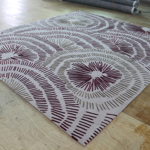 Tùy Chỉnh Nhà Riêng <span class=keywords><strong>Teal</strong></span> Ngà Tufted Tre Len Mềm Thảm - Product Image 3