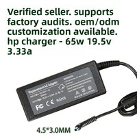 Adaptador de Corriente para Portátil de 65 W CC, 19,5 V, 3,33 A, para Portátil HP, Fuente de Alimentación de Repuesto