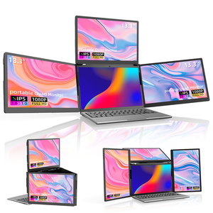Portable 13.3 Inch <strong>Usb</strong> Type C Gaming <strong>LCD</strong> <strong>Display</strong> <strong>Monitor</strong> Portable Dual Triple Quad Screen Laptop <strong>Monitor</strong> Triple Extender - Product Image 1