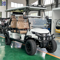 Voiture de golf électrique personnalisée CAMP Wholesale Street Legal 72v avec batterie au lithium, 6 places, homologuée pour la route