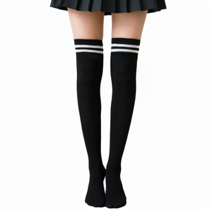Calze da donna alla moda al ginocchio su calze eleganti a mano - Product Image 1