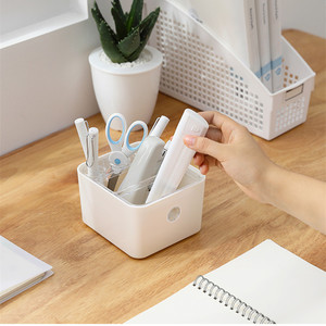 Multifunctionele Moderne Cosmetische Desktop Opbergdoos Lade Type Mini Plastic Kantoor Make Up Gereedschap Briefpapier Organisator