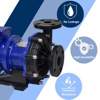 Pompe centrifuge magnétique électrique chimique MX-402 MX-403 GFRPP 2HP pour le traitement et le transfert de produits chimiques