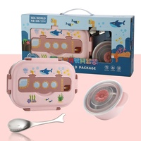Boîte à bento compartimentée en acier inoxydable 304 de qualité alimentaire pour enfants – Offre spéciale
