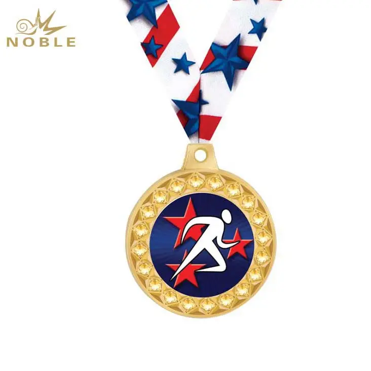 Noble Manufacturer Metal Medal Badge Sports Gift Custom Bespoke Logo Running Marathon Trophy Awards Craft Medal