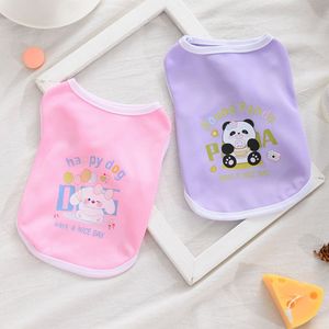 Chaleco para mascotas con dibujos de animales, ropa ultraligera de Color macarrón para verano y otoño, ropa para gatos y perros, ajuste Universal - Product Image 4