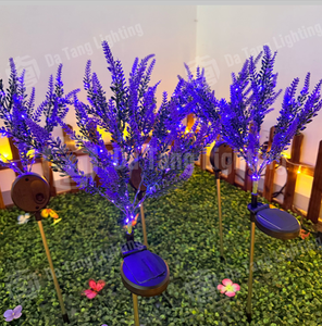 Lámpara Decorativa Pequeña LED Solar Lavender Glow, IP65 Impermeable, para Instalaciones en Parques y Caminos de Ocio - Product Image 6
