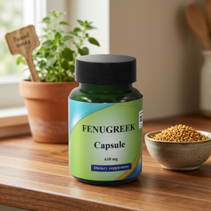 Cápsulas de Suplementos Herbales de Fenogreco Premium para Adultos - Mejora la Lactancia y el Apoyo Inmunológico (No apto para Recién Nacidos) - Product Image 1