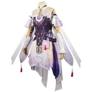 Mystic Diviner <span class=keywords><strong>Witch</strong></span> Anime Cosplay-Kostüm für Damen, Polyester, Lila, Gold, Fantasy-Outfit für Konventionen, Themenveranstaltungen, Halloween - Product Image 4