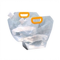 Sachets Doypack Transparents Recyclables avec Bec Verseur en PE pour l'Emballage de Bière et de Boissons Pétillantes (Matériau PET/PE)
