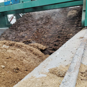 Machine de compostage de déchets de cuisine entièrement automatique pour le tourneur de type convoyeur d'engrais organique de fumier de porc - Product Image 4