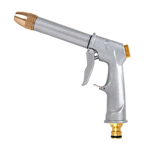 Pistola de Agua de Alta Presión de Aleación con Flujo Ajustable para Lavado de Autos, Riego de Plantas y Limpieza de Pisos 185x141x35mm - Product Image 4