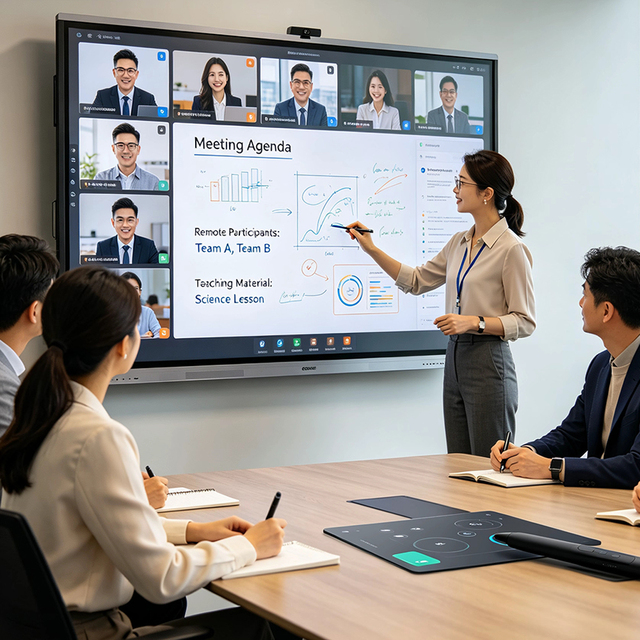 AI Conference Education Whiteboard All-in-One Interactive LED Display