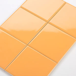 <span class=keywords><strong>Carrelage</strong></span> mural brillant de métro de l'école moderne, Design graphique de mur intérieur rouge <span class=keywords><strong>10x10</strong></span> 20x20cm carreaux émaillés - Product Image 6