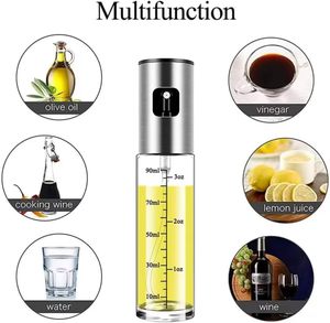 Bouteille pulvérisateur d'huile d'olive en acier inoxydable 100 ml, écologique, rechargeable, pour la cuisine, le camping et le barbecue – Meilleure vente - Product Image 2
